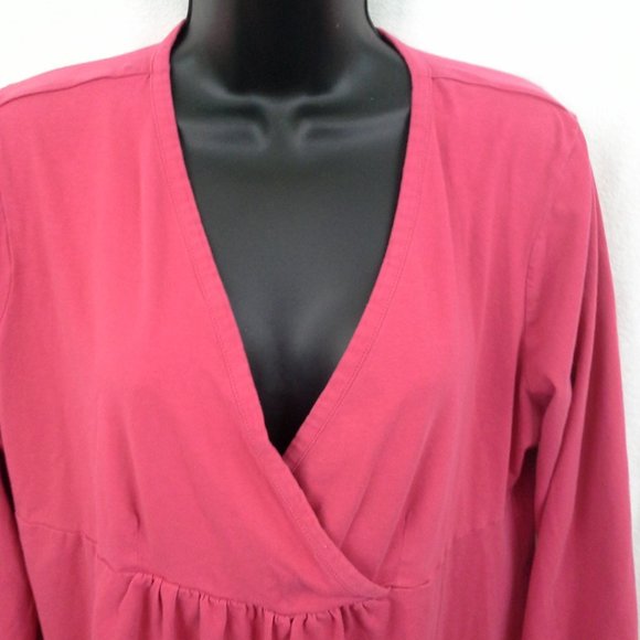 HP Motherhood womens top t-shirt L Maternity Pink - Picture 5 of 7